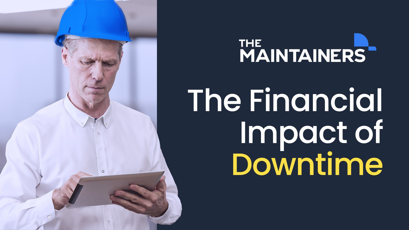 an image with the title "the financial impact of downtime"